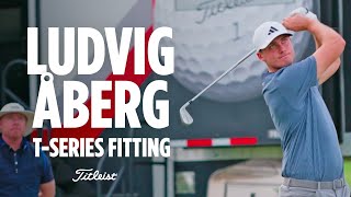 Ludvig Åbergs Titleist TSeries Iron Fitting [upl. by Ydde129]