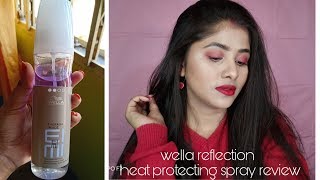 Wella professional heat protecting spray  600rs  honest review [upl. by Marashio]