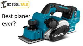 Brushless Planer  Makita 18V DKP181 82mm [upl. by Walcoff]