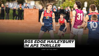 APS Footy  Brighton edge Haileybury in a Thriller [upl. by Kelton618]