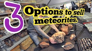 3 Options to sell your Meteorites  where to sell meteorites meteor meteorite black [upl. by Terces]