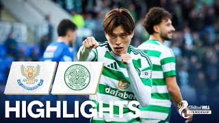 St Johnstone 06 Celtic  Kyogo Furuhashi Double  William Hill Premiership [upl. by Phillie342]