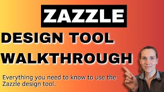 How to use Zazzles Design Tool  Zazzle Newbie Tutorial [upl. by Doownil779]