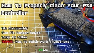 How To Properly Clean your PS4 Controller [upl. by Nishi471]