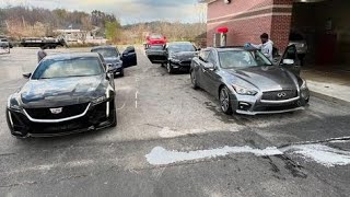 Detailing The Cars With My Homeboys At The CarWash First Vlog [upl. by Tolley]