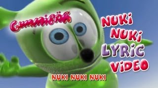 Nuki Nuki The Nuki Song LYRIC Video Gummibär The Gummy Bear [upl. by Ayo193]