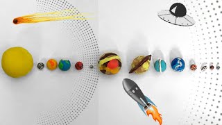 PlayDoh Solar System Planets amp Dwarf Planets  Kids Space and Planet Facts [upl. by Evante]