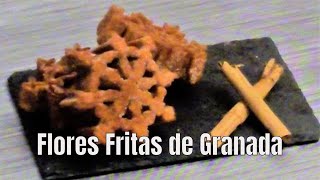 Cómo hacer FLORES fritas en 3 minutos FLORETAS de Semana Santa ⏱️🥨😜 [upl. by Ikiv]