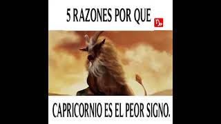 5 Razones Por Que Capricornio Es El Peor Signo [upl. by Feetal19]