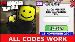 ALL CODES 🔫 Sell Guns and Prove Da Hood Wrong ROBLOX  NOVEMBER 15 2024 [upl. by Wardieu658]