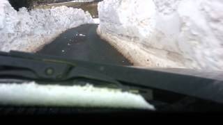 snow wall in Darwen lancashire [upl. by Yaya]