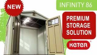 Infinity  Plastic sheds  Keter [upl. by Rheinlander]