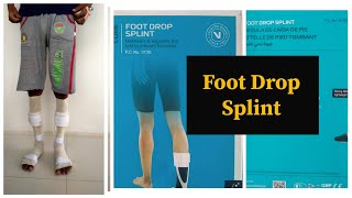 FOOT DROP SPLINT [upl. by Ban]