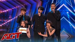 BRILLIANT Korean Acapella Group Maytree SHOCKS The Judges on Americas Got Talent [upl. by Thurman360]