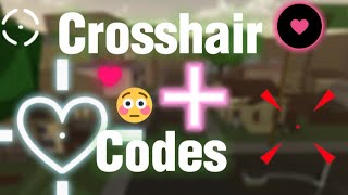 20 Crosshair Codes For Roblox Da Hood [upl. by Aracot]