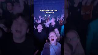 EUROVISION ON TOUR  📍 WARSAW  eurovision eurowizja poland [upl. by Inar]