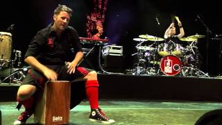 Cajon Solo  Red Hot Chilli Pipers  Live at the Lake [upl. by Negriv]