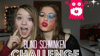 ich schminke sie BLIND  Blind schminken TAG [upl. by Geno]