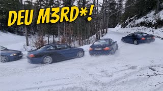 Morador VEIO RECLAMAR 😢 DRIFT na NEVE de BMW e46 de PISTA  POV e46 [upl. by Haet]