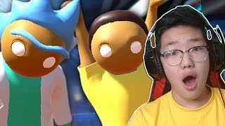 Gang Beasts FUNTAGE Rick and Morty [upl. by Pardo]