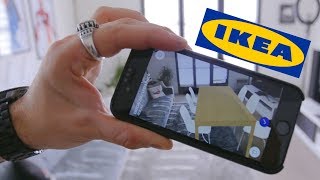 IKEA EN RÉALITÉ AUGMENTÉE POUR SMARTPHONE [upl. by Yedarb]