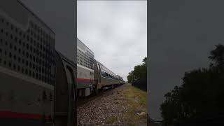 0929Amtrak Lincoln Service Train 301 at Bloomington [upl. by Neila]