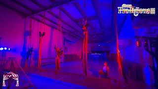 Kids Circus Prodigious Dubai  03 Aerial Silks  Christmas show 2023 [upl. by Dnanidref]