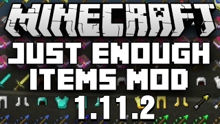 Top1MC  Just Enough Items Mod 1112  Minecraft Installation amp Review [upl. by Ecarg760]