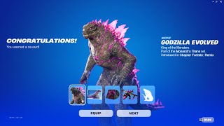 How to Unlock GODZILLA SKIN in Fortnite Chapter 6 EASY [upl. by Llertnahs]