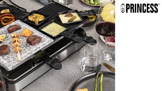 Princess 162635 Raclette 8 Stone and Grill Deluxe [upl. by Taft]