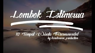 10 Tempat Wisata Recommended di  Lombok [upl. by Nagrom593]