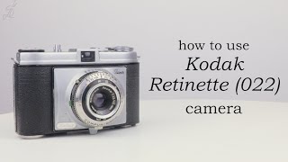 Kodak Retinette type 022 How to use  Video manual [upl. by Morville]