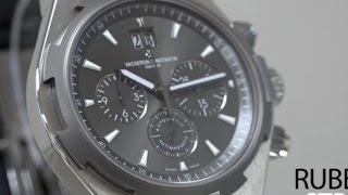 Vacheron Overseas Deep Stream Chronograph Ref No 49150000W9501 [upl. by Kenna]