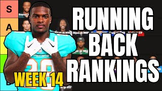 Top 35 Running Back Rankings For Week 14 Fantasy Football [upl. by Navetse633]