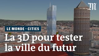 Des logiciels de simulation 3D pour tester la ville du futur [upl. by Amandi63]