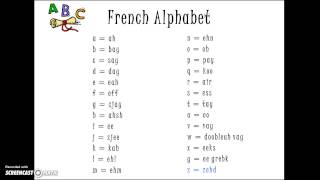 French Alphabet Song [upl. by Lilia454]