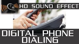 Digital phone dialing sound effect  Speaker ON  HD Sound effects [upl. by Dulcie]