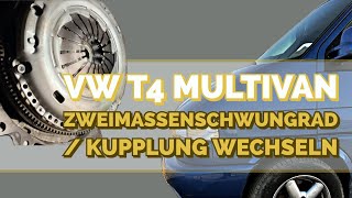 VW T4 Multivan AXG ZMS und Kupplung wechseln  Getriebe ausbauen  Schaltgestängen Kugeln ersetzen [upl. by Annayt]