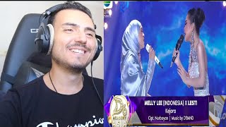 Lesti ft Melly Lee quotKejoraquot Duet Paling Spektakuler dan Ter The Best di Da Asia 6 🔥Reaction [upl. by Cantlon]