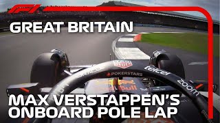 Max Verstappens Pole Lap  2023 British Grand Prix  Pirelli [upl. by Dominique]