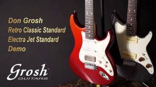 MusicForce Don Grosh Retro Classic Standard amp Electra Jet Standard  Demo [upl. by Andree]