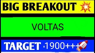 voltas share latest news today voltas share analysis voltas share target [upl. by Akcir]