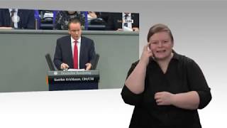 Gebärdensprachvideo Arbeits­programm 2020 der EUKommission stößt im Bundestag auf ge­mischtes Echo [upl. by Nilde]