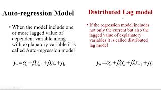 Autoregression vs Distributed Lag model Which one we should use Explained [upl. by Garik]