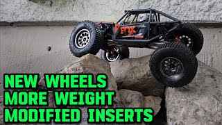 Axial Capra Utb18 With Injora Comp Tires and Modified Inserts Will They Help [upl. by Yentirb]