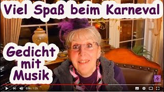 FG231 🤡 Ich wünsche Euch viel Spaß beim Karneval 🍹 Gedicht zum Karneval 🥂 von Freya Glücksweg 🤭 [upl. by Nehepts]