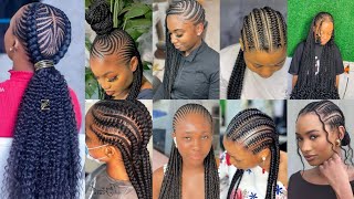 Flawless Fulani Braids In 2024 Fulani Hairstyles For Black Women Ghana Weaving Cornrows Hairstyle [upl. by Kohl]