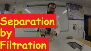 Separating Mixtures by Filtration [upl. by Rep149]