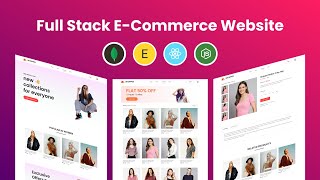 How To Create Full Stack ECommerce Website Using React JS MongoDB Express amp Node JS 2024 [upl. by Nelg]