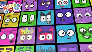 Numberblocks Step Squad  ALL Numberblocks Song 1  100 NEW  SEASON 7 FULL EPISODE Learn to Count 4 [upl. by Breena936]